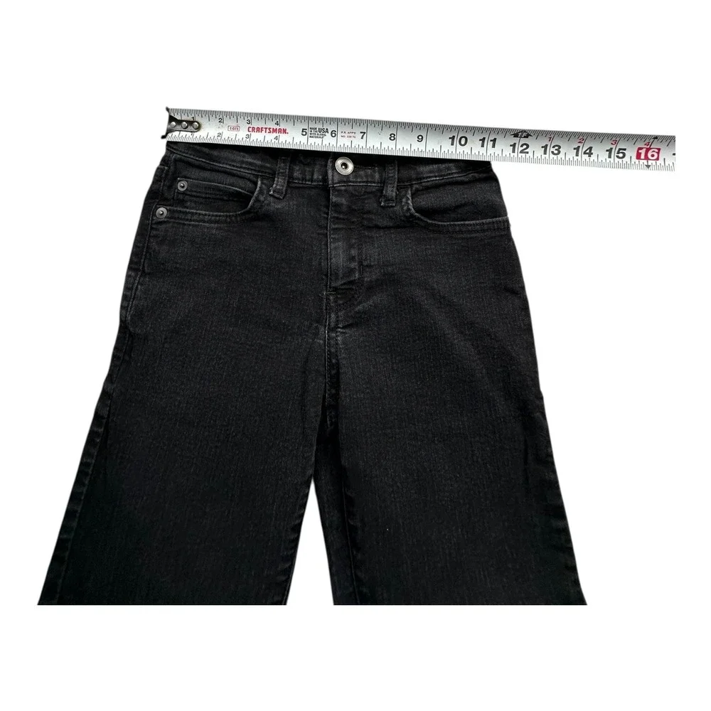 The Childrens Place Boys Straight Leg Jeans Black Size 8 Stretch Denim